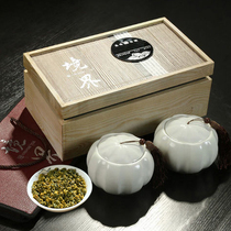 The source of dendrobium authentic four years imitation wild Huoshan iron dendrobium maple bucket gift box