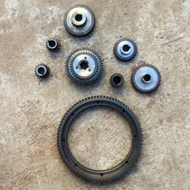 Old band sawing machine gear steel ring spline shaft sawing Huangchenlong 4028 4035 gear