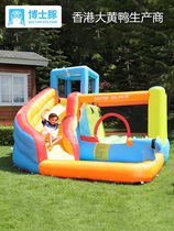 Inflatable Castle Children Outdoor Large Trampoline Jumping Jump Jump Inflatable Castle Slide Ladder Jump Bed Inflatable Toy