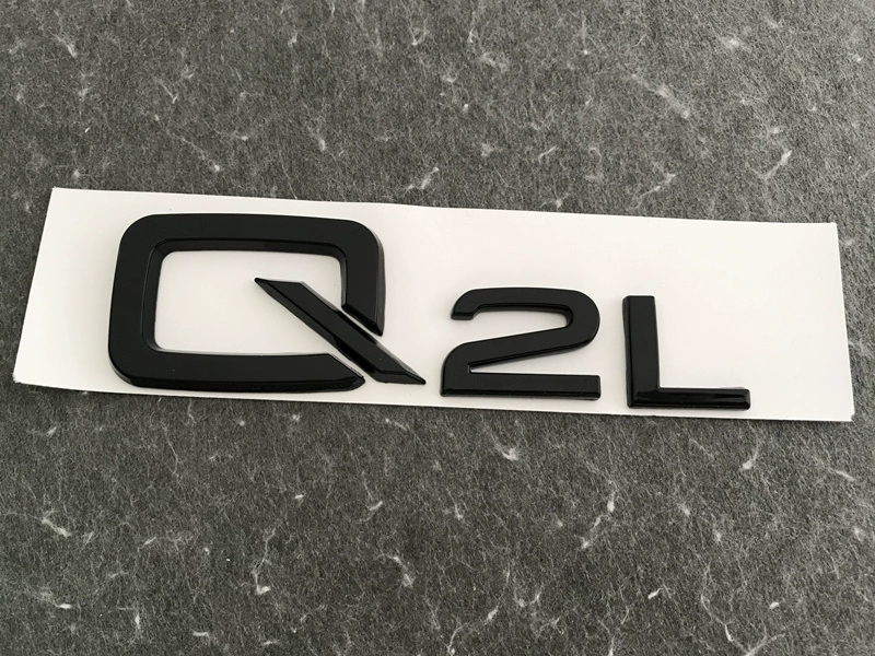 logo xe hoi Audi Q3 Q5 Q7 Q2L q8 đuôi xe nhãn dán nhãn xe kỹ thuật số logo nhãn chuyển vị đã sửa đổi nhãn màu đen dán nóc xe ô tô tem xe oto 4 chỗ 