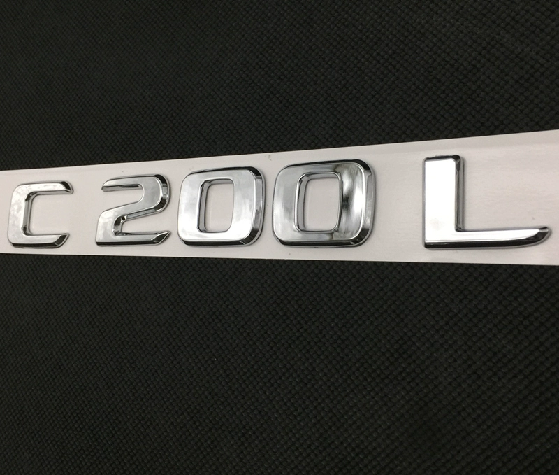 Logo Mercedes-Benz C180C200E200E260L S300S350 Logo logo xe hơi Mercedes-Benz tem dán sườn xe ô to 7 chỗ logo các hãng xe hơi