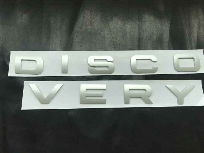 Land Rover Discovery Sports Modified Black Discovery Wordmark Discovery 5 Front Cover Letter Tailgate English logo xe ô tô logo hãng xe ô tô 