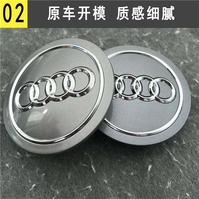 Audi sửa đổi nắp trung tâm Porsche Cayenne Maca sửa đổi tiêu chuẩn Audi Q7 tiêu chuẩn sửa đổi 76mm tiêu chuẩn trung tâm 65mm tem dán sườn xe ô to 7 chỗ tem xe oto 4 chỗ