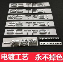  Audi displacement standard Car standard A3A4LQ5A6LQ3Q7 Rear car standard digital standard new four-wheel drive tail standard modification mark