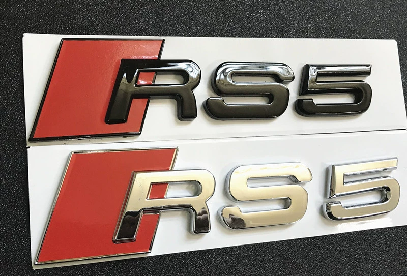 tem dán sườn xe ô to 7 chỗ Dấu hiệu chữ Audi RS S3 S4S5 S6S7 RS8 SQ5 logo xe sửa đổi đuôi sau tiêu chuẩn dịch chuyển tiêu chuẩn logo tem xe logo xe ôtô tất cả logo xe hơi 
