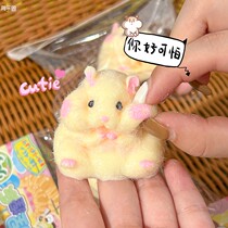 Adorable cute mouse and mouse pinchable decompression toy for students and girls decompression simulation silicone gadgets