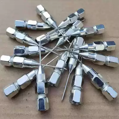 Factory direct sales needle type hand pneumatic electric grease gun chain sealing accessories bearing free needle type grease nozzle
