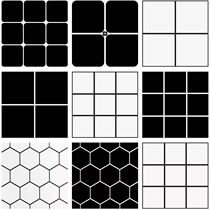 Nordic classic black and white grid 300x300mm tiles Kitchen bathroom balcony small floor tiles Store wall tiles ins