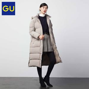 599元包邮  GU 极优 312298 女装加长款羽绒服