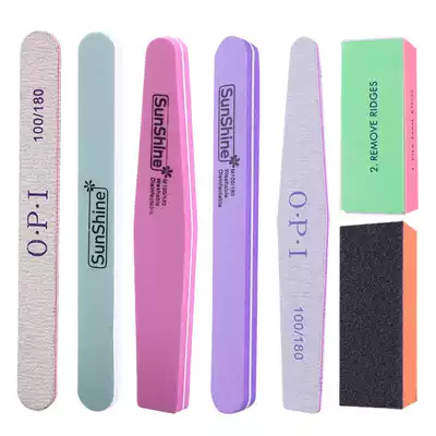 Rubbing strip Nail art tool Nail file sand strip Sponge rubbing strip Double-sided rubbing strip Four-sided polishing block strip Grinding nails