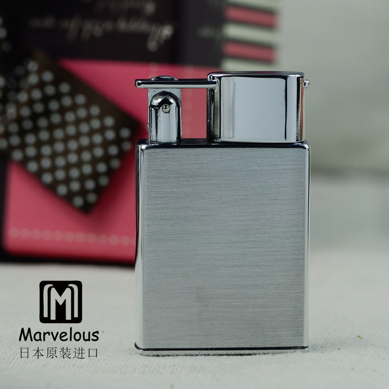 Japan Marleth Original Imported Personality Brass Can Lettering Kerosene Lighter male and female friends Birthday Gifts