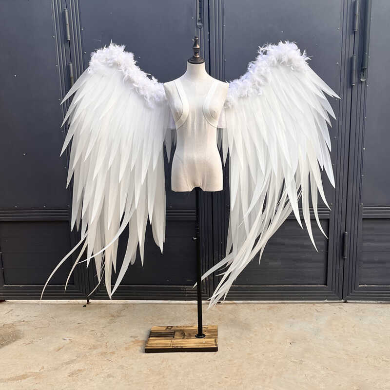 White New Large Angel Wings Props for Bar Performances, Photo Studio, Bridal Travel Photography Props, Cosplay Costumes White New Large Angel Wings Props for Bar Performances, Photo Studio, Bridal Travel Photography Props, Cosplay Costumes