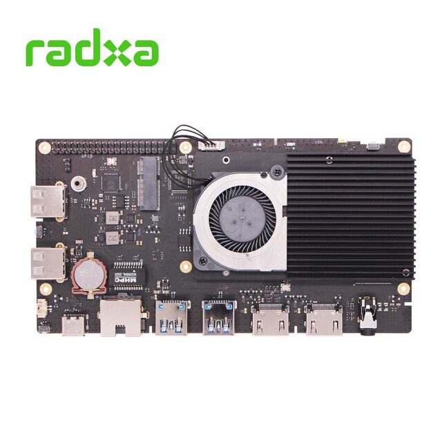 Radxa X2L Development Board Intel J4125 Processor Special Cooling Fan High Efficiency Heat Sink