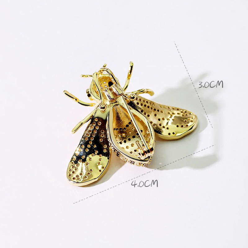 Tang Xiao Trang sức Bee Trâm Phụ nữ Hàn Quốc Wild Luxury Phụ kiện cardigan Corsage Pin Ngọc trai nước ngọt tự nhiên hoa cài áo đẹp