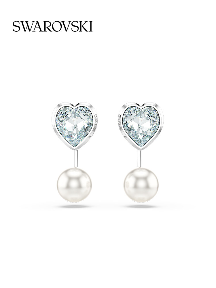 [New Year's Gift] Swarovski Imber Heart Necklace Pendant Accessory, Double-Sided Wearable