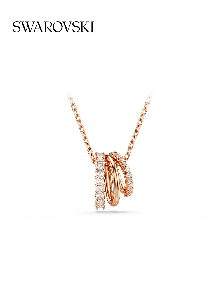 [New Year's Gift] Swarovski Hyperbola Necklace Pendant Accessory, Niche and High-End