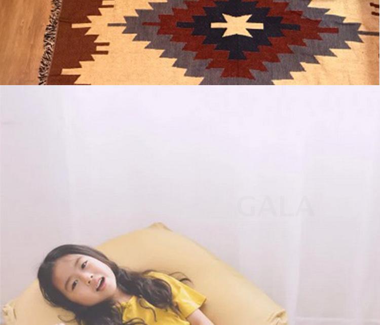 Ins Bắc Âu Tapestry Sofa Chăn Làm dày Tăng Vải Vải Vải Phòng khách Phòng ngủ Trang trí tường thảm treo tường anime