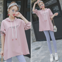 Pregnant woman Autumn Fashion Suite Fashion style Loose Big Code Blouse Spring Long Sleeve T-Shirt Tide Mom Out of Two sets of sweatshirt