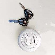 Silver Steel Monster 150125 Motorcycle Fuel Tank Cap m3m5 Little Monkey Electric Motorcycle Wangjiang Doll Z6 Fuel Tank Lock