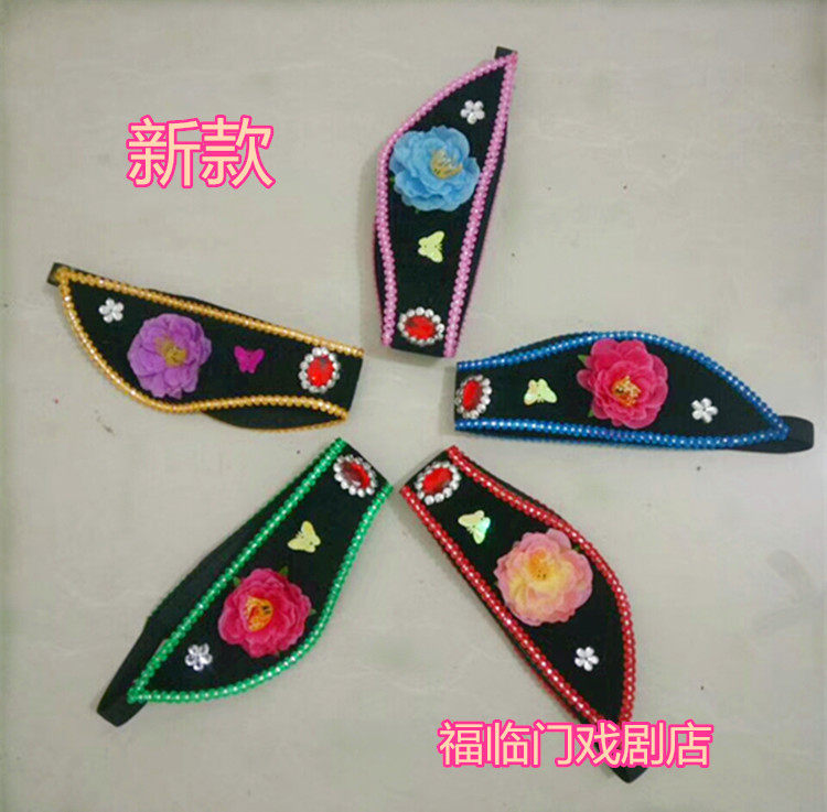 New direct sales performance The old lady old lady's wig kit wife headgear head flower hat Sprout Songs Clothing Headwear