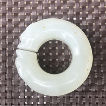 Ancient jade Old jade neck jade carving pendant Antique Xiuyu waist pendant Retro jade brand Nostalgic antique jade collection