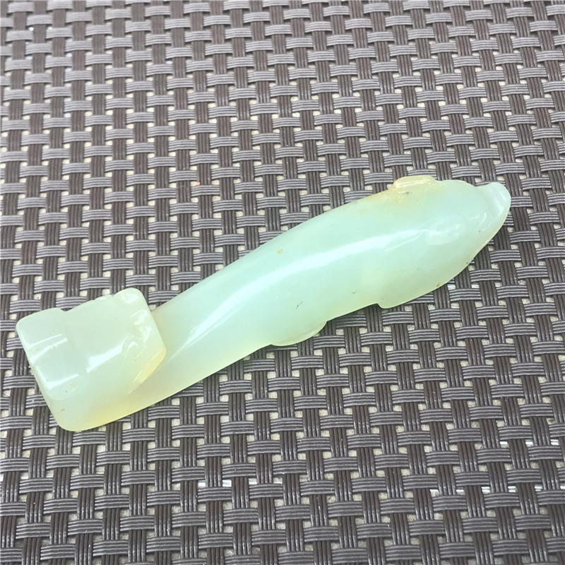 Ancient jade old jade neck ornament jade carving pendant antique Xiuyu waist pendant retro jade pendant brand gift antique jade collection