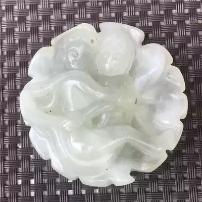 Ancient Jade old Jade neck jade carving pendant antique jade waist drop retro Jade peed brand Mini antique jade collection