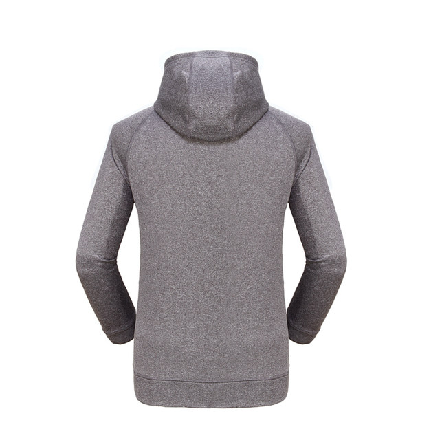 ຄູ່ມືການແລ່ນ 5217 Winter Pullover Hooded Sports Sweatshirt Fleece Warm Running Training Clothing Fitness Clothing for Men