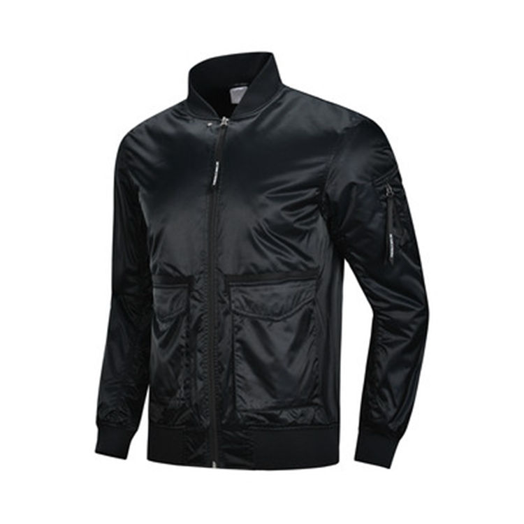 Li Ning truy cập chính hãng 18 năm mùa đông nam mới thời trang thể thao loạt cổ áo quần áo cotton ngắn AJMN019 - Quần áo độn bông thể thao áo phao dáng dài
