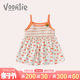 Fanhun girls summer dress 2022 new western style suspenders children's princess dress one-year-old baby dress summer