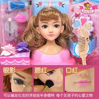 Cô gái trang điểm mơ công chúa nhà bàn trang điểm máy sấy tóc đồ chơi 3-6 tuổi Barbie búp bê tiệm hớt tóc - Búp bê / Phụ kiện tủ đồ búp bê barbie siêu đẹp