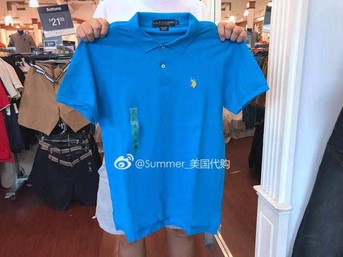 [SummerXu] Hoa Kỳ mua áo thun polo ngắn tay nam Polo Assn nam Mỹ áo thun cotton nam