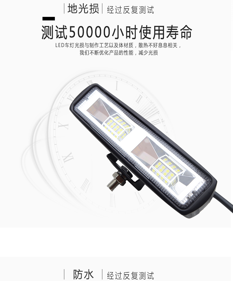 Sửa đổi xe máy bên ngoài không thấm nước led ánh sáng spotlight siêu sáng chói đèn pha điện - Đèn xe máy đèn trợ sáng sirius