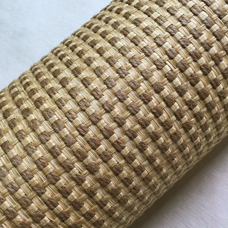 Hot Pin Tea House Guest House Full Of Background Hemp Thread Thicken Woven Wallpaper Chinese Natural Plant Grass Woven Wallpaper-Taobao