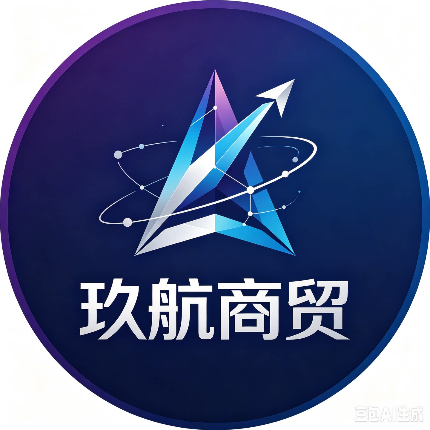 玖航商贸一店的LOGO