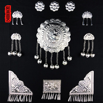 A Yin Miao Yi Miao costume pieces silver accessories pure handmade Bell repair trim trim