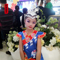 New Minority Features Silver Headwear Adult and Childrens Dance Tassel Performance Headwear