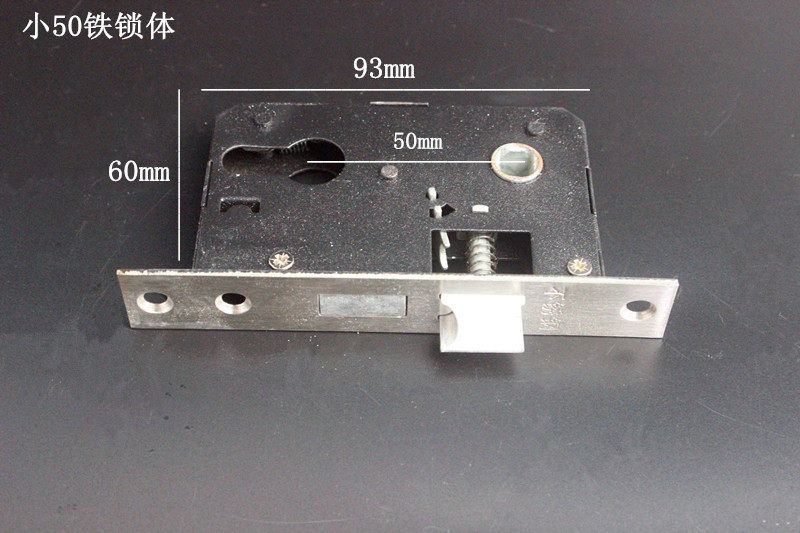 Stainless steel anti - theft door lock body door lock parts small 50 iron lock body