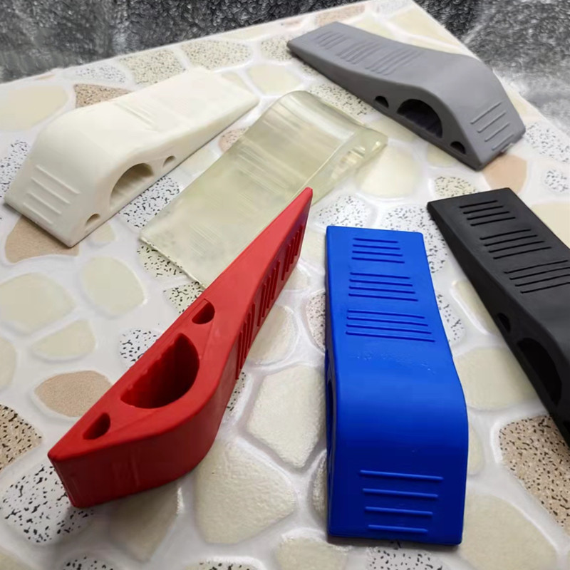 Anti-slip door stopper free from punching rubber door stopper door blocking door wedge door wedge door Card top door instrumental anti-windproof door plug