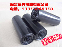 Conveyor conveyor belt iron roller roller dustproof and waterproof buffer groove type roller thickened wear-resistant self-aligning roller