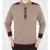 100% áo len cashmere nguyên chất nam mùa đông áo len mới nam nửa cao cổ áo len áo len dày thanh niên áo  nam Áo len