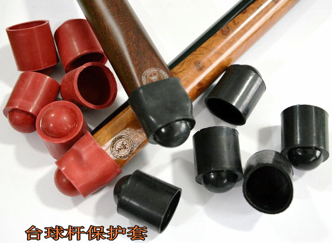 Table ball lever bottom protective sleeve Black eight small head rod bottom tail protective sleeve Division Nooke billiard-bottom protective sleeve rubber
