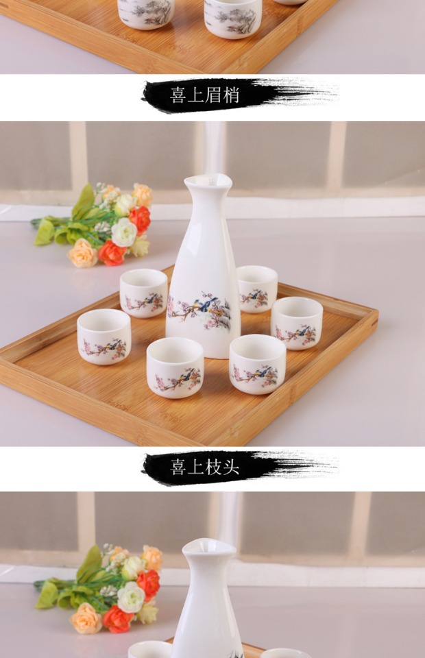 Rượu vang đặt ly rượu vang thủy tinh trắng rượu ly ly rượu vang rượu vang ly rượu vang sáng tạo rượu vang vàng sake nồi nhỏ hầm rượu - Rượu vang cốc uống rượu whisky