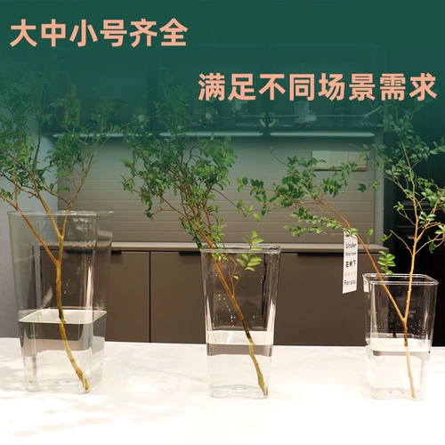 Легкий роскошный акриловый прозрачный пробуждение -Вузлатый цветочный цветок цветочный бутылка пузырь пузырь цвет