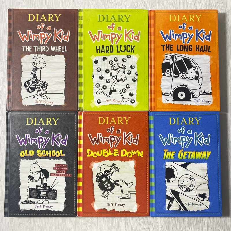 diary of a wimpy kid hardcover book series jeff kinney collection diary of a wimpy kid hardcover book series jeff kinney collection