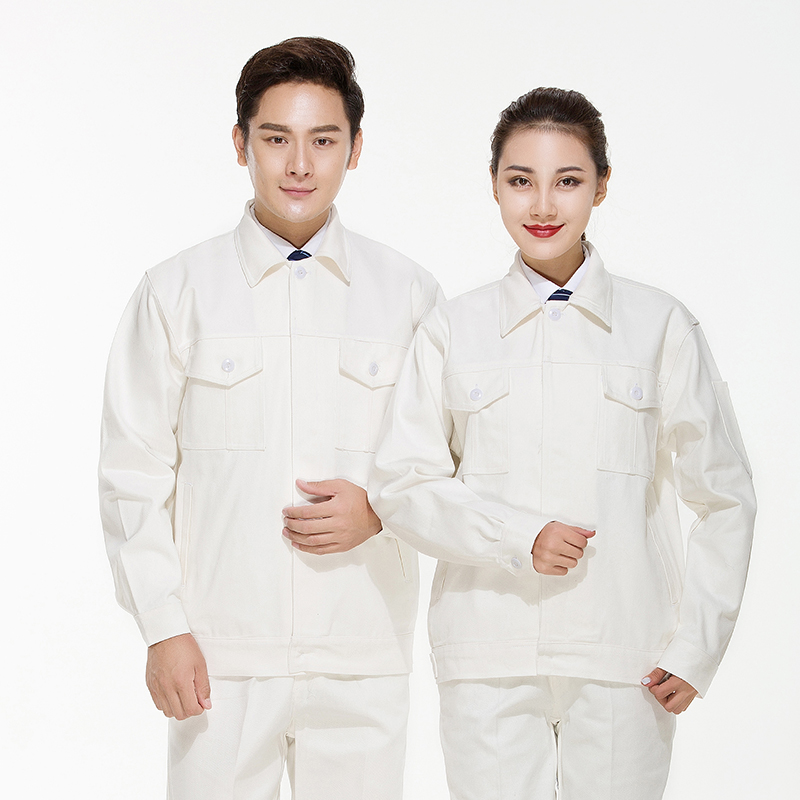 Pure cotton white welder anti-scalding labor insurance clothing flame retardant wear-resistant work clothes anti-static suit heat insulation steel factory men