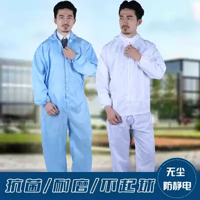Summer jumpsuit anti-static factory clothing dust-proof tooling workshop maintenance electronic overalls auto repair jumpsuit hooded