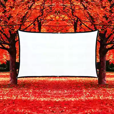 Folding soft screen projection screen screen non-perforated screen screen screen screen screen screen