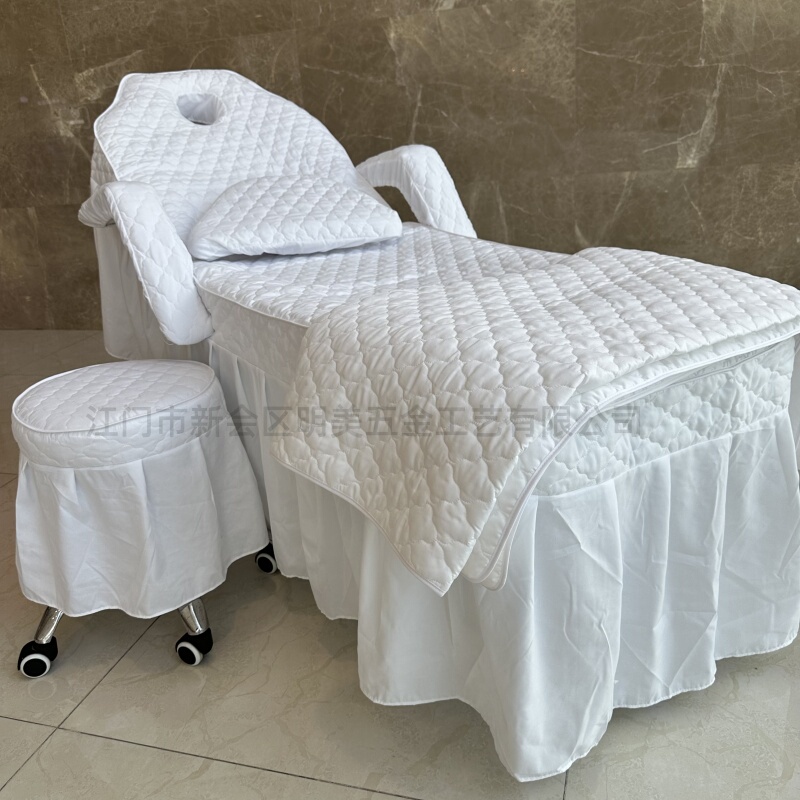 Beauty Bed Cover Six-Piece Set Beauty Salon Massage Kit European Style Beauty and Body Care Bed Cover Shampoo Room Bed Cover Trendy Beauty Bed Cover Six-Piece Set Beauty Salon Massage Kit European Style Beauty and Body Care Bed Cover Shampoo Room Bed Cover Trendy