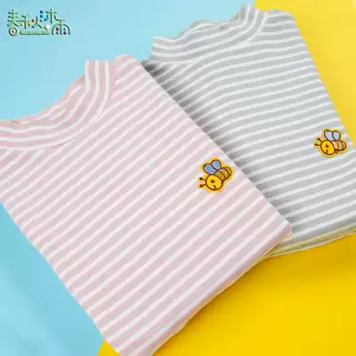 Special offer mid-high-neck girls and boys underwear set pajamas little girl children's autumn clothes sanitary pants pure cotton thick section